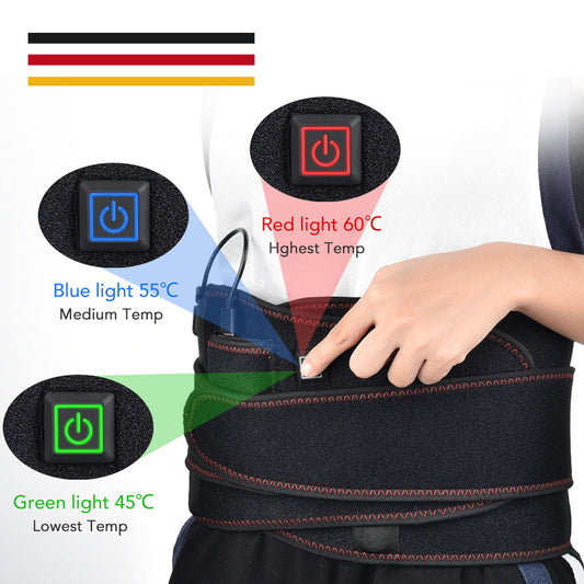 LunaRelief Rotlicht-Heizgürtel – Tiefenwärme & Massage gegen Schmerzen