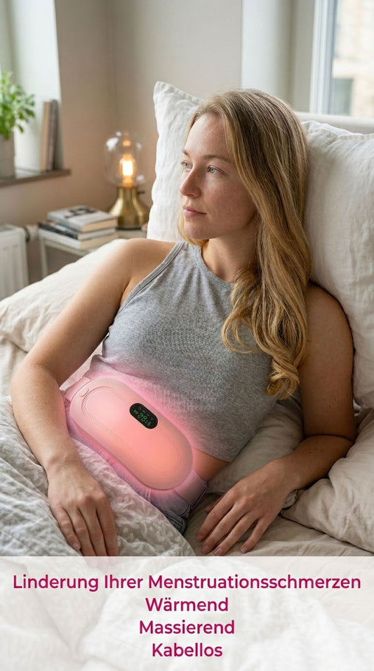 LunaRelief – Elektrischer Wärmegürtel gegen Periodenschmerzen & Verspannungen